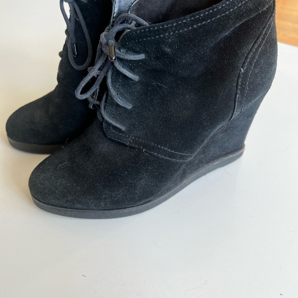 Black Suede Booties
